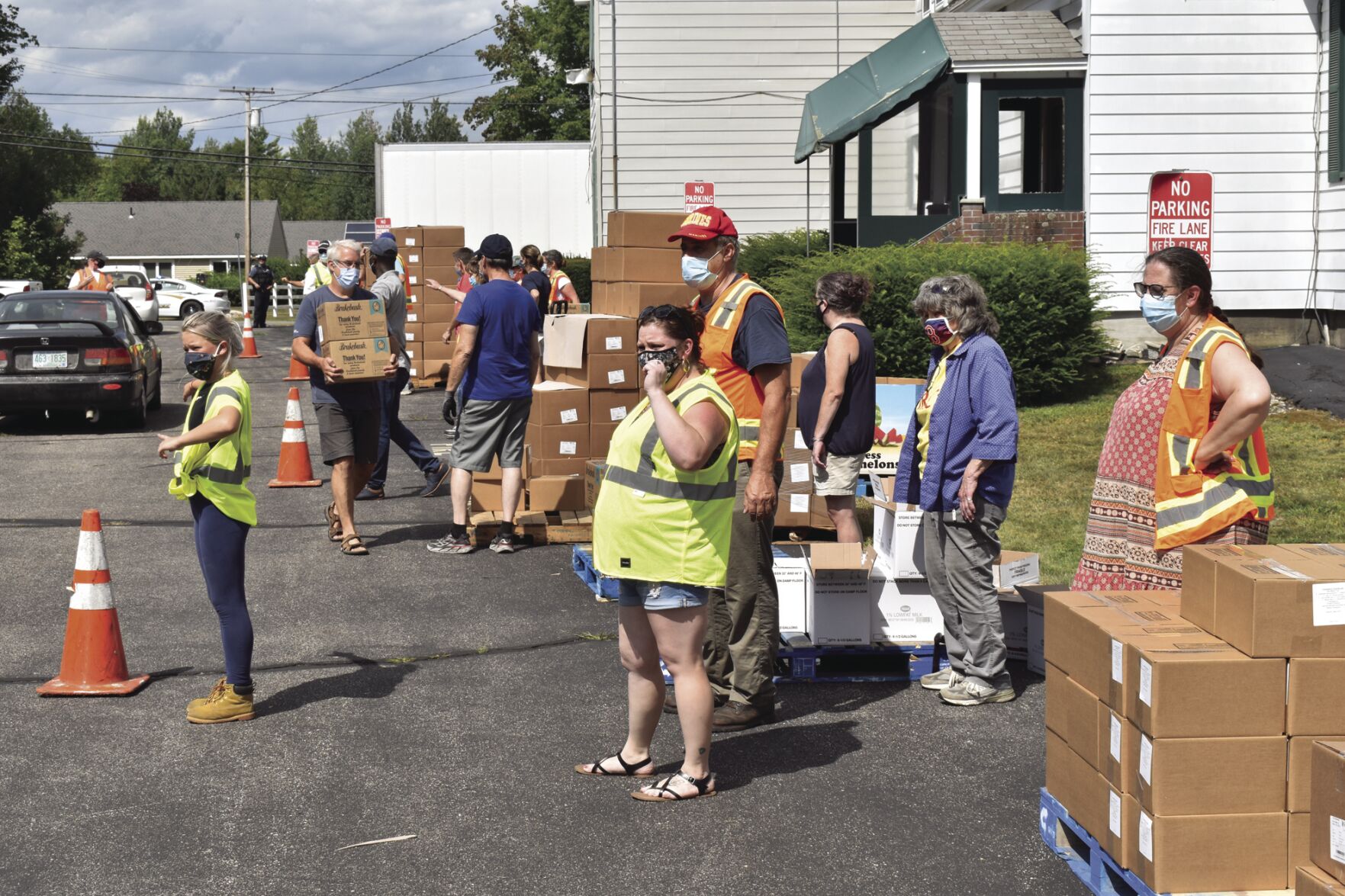 Food bank distributes 18 tons of food in Ossipee